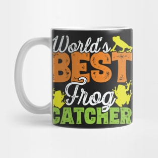 World's best frog catcher - Frog Hunter graphic Mug